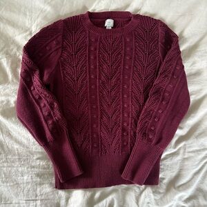 Dark Red Women’s sweater - perfect for Christmas!